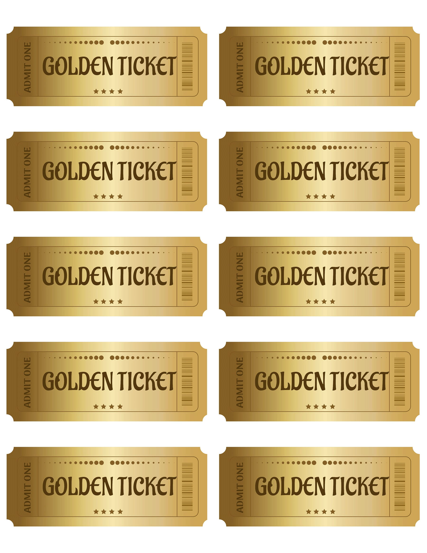 golden ticket template printable golden ticket template printable