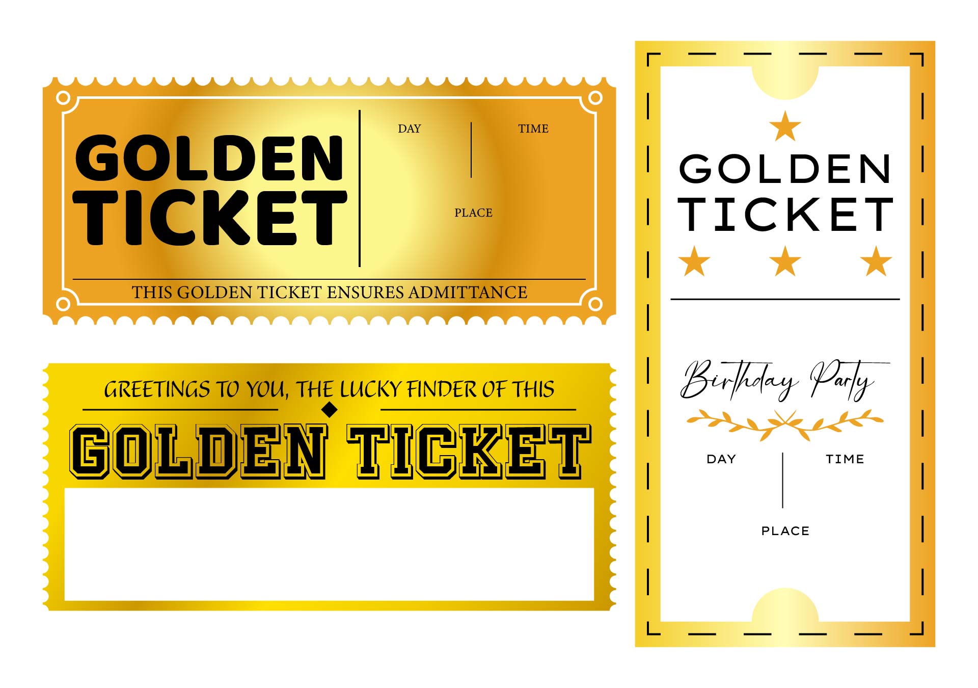 golden ticket template wonka golden ticket template wonka