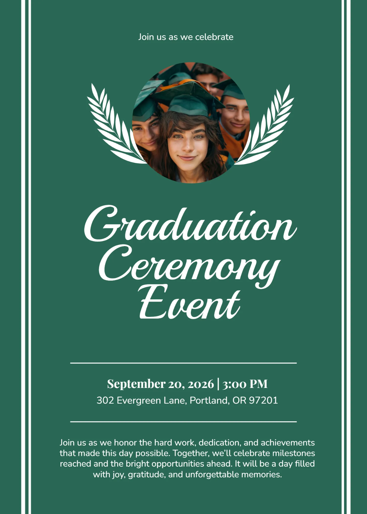 graduation invitation free templates design