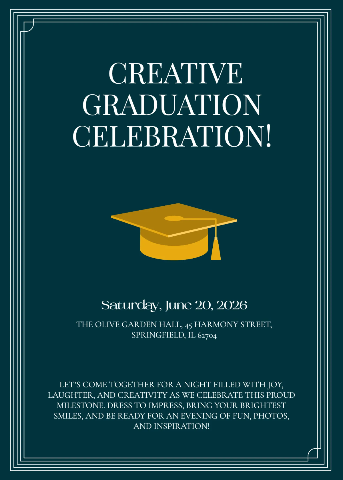 graduation party invitations free template