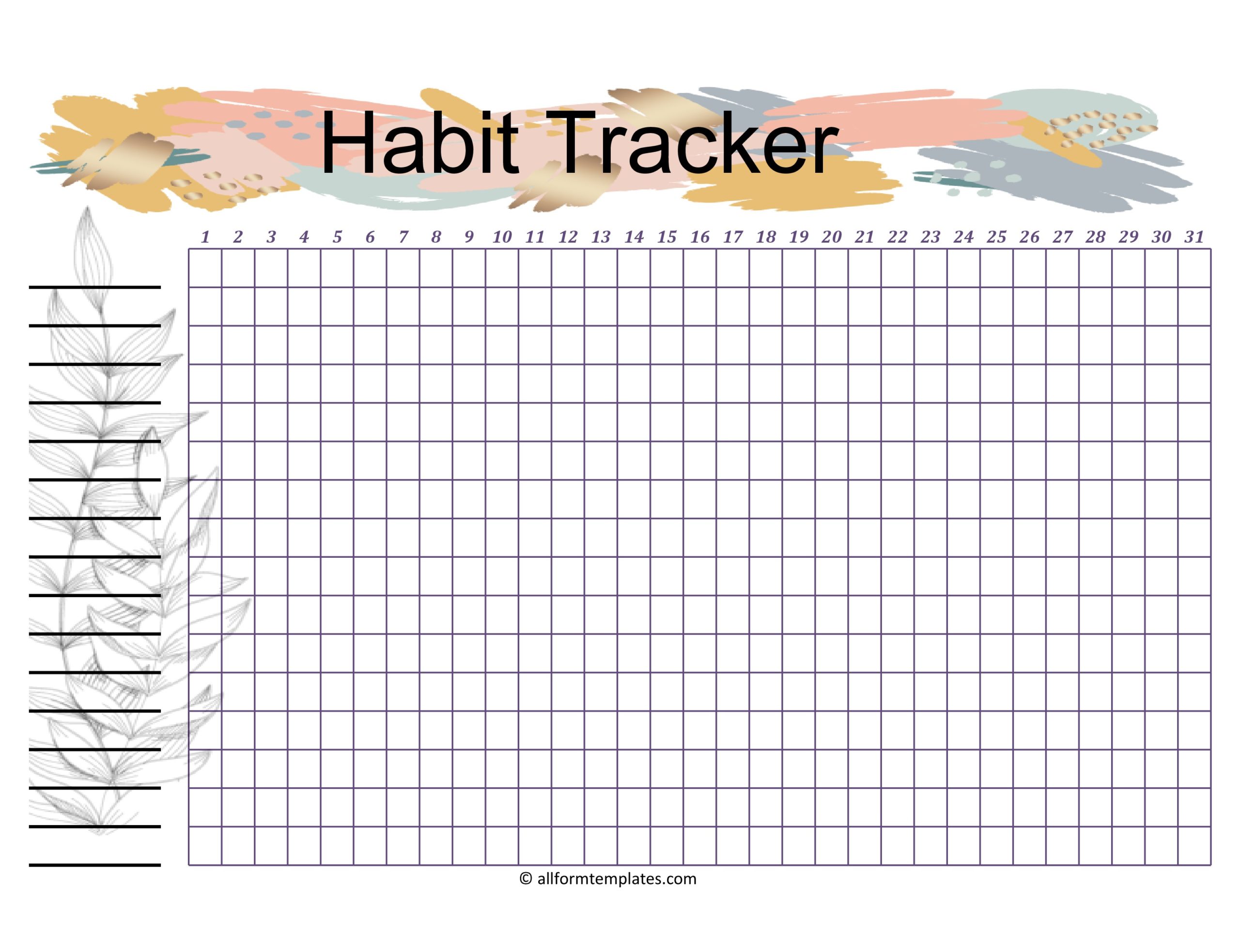habit tracker template notion habit tracker template notion
