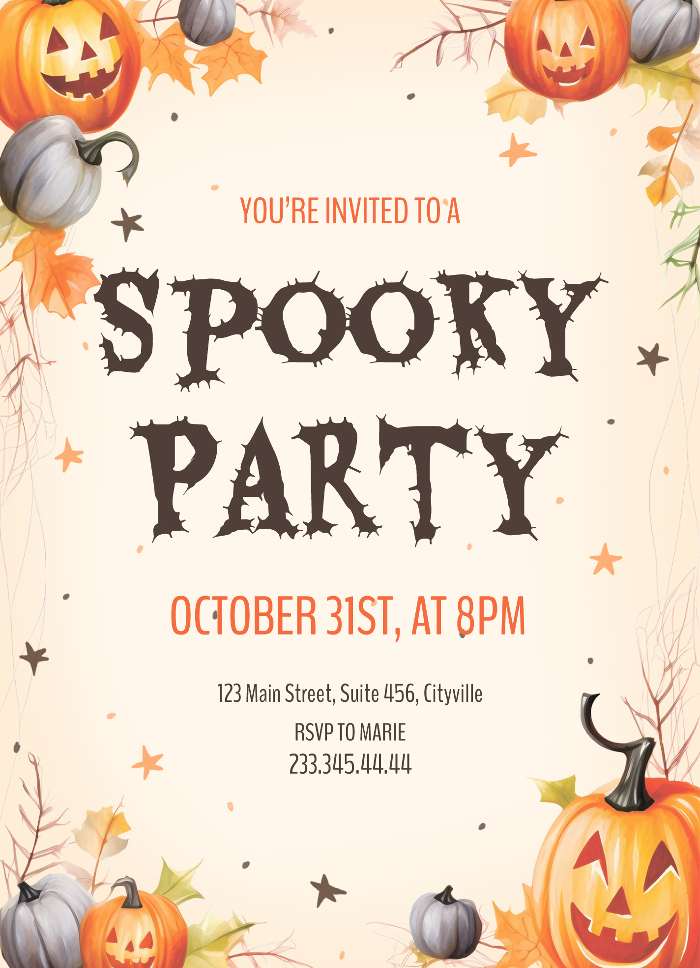 halloween office party invitation template halloween office party invitation template