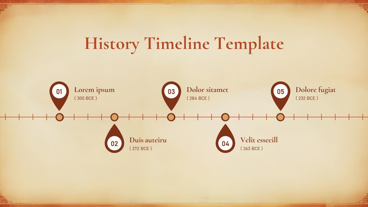 history timeline template free history timeline template free