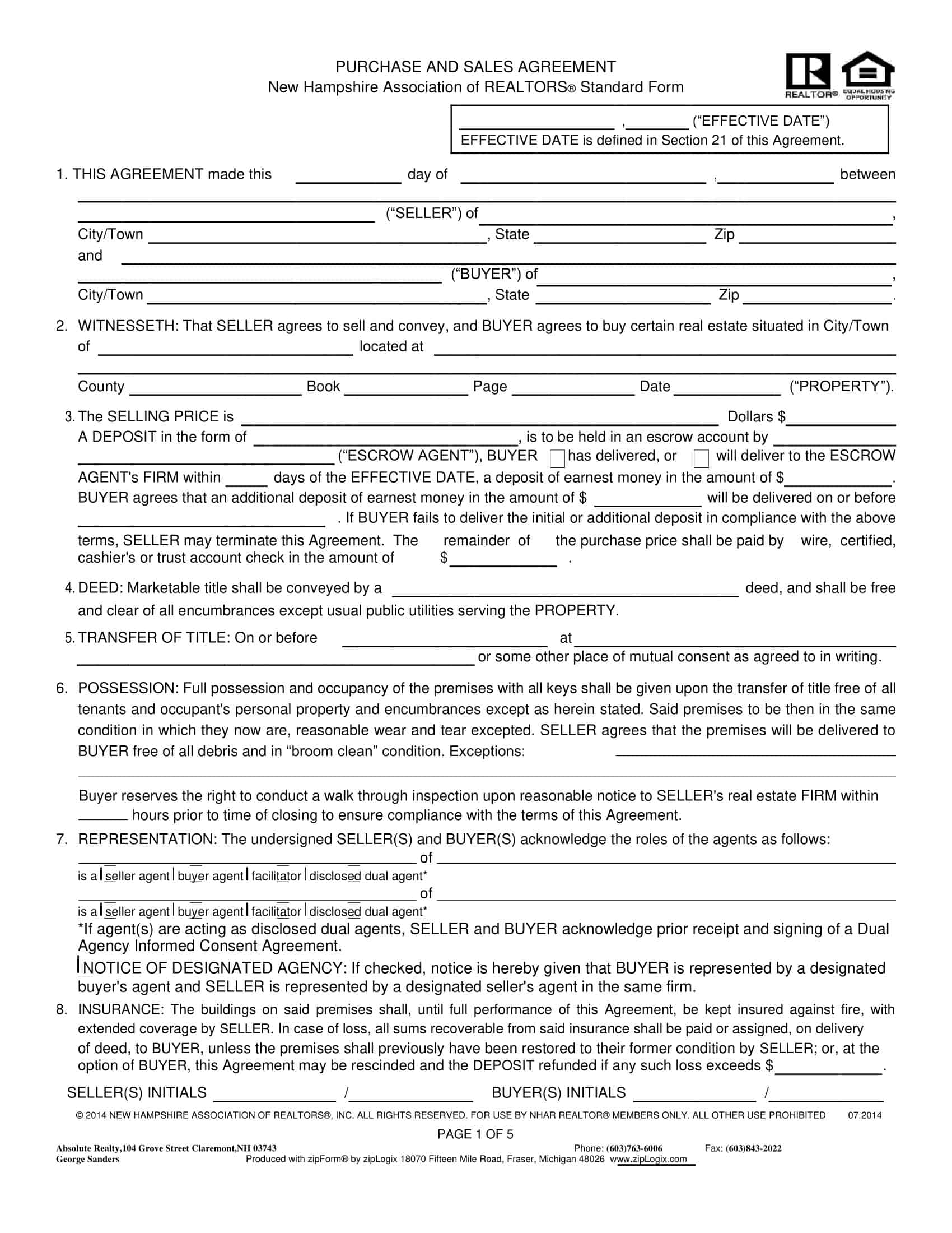 home purchase agreement template pdf home purchase agreement template pdf