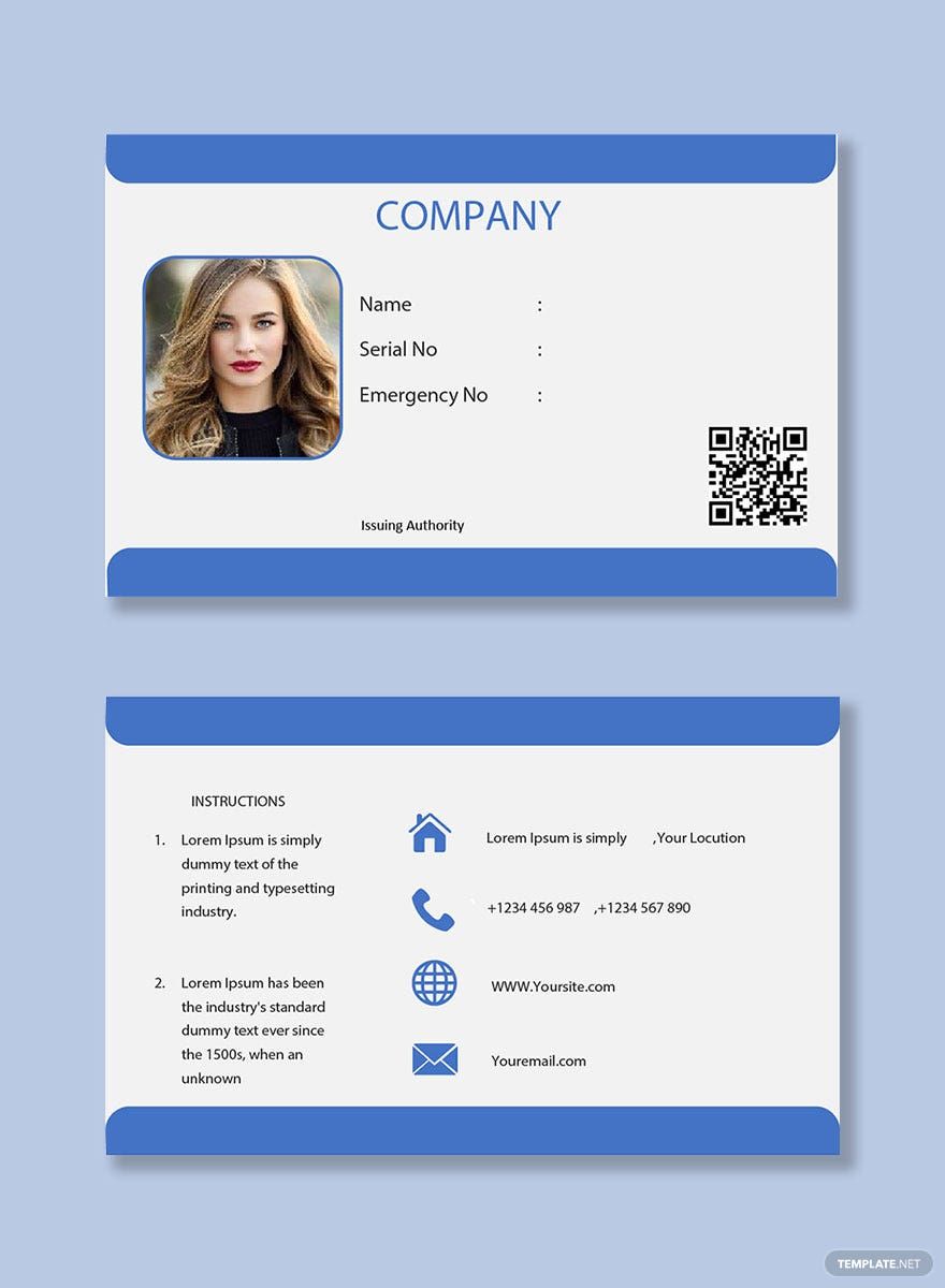 id card template canva