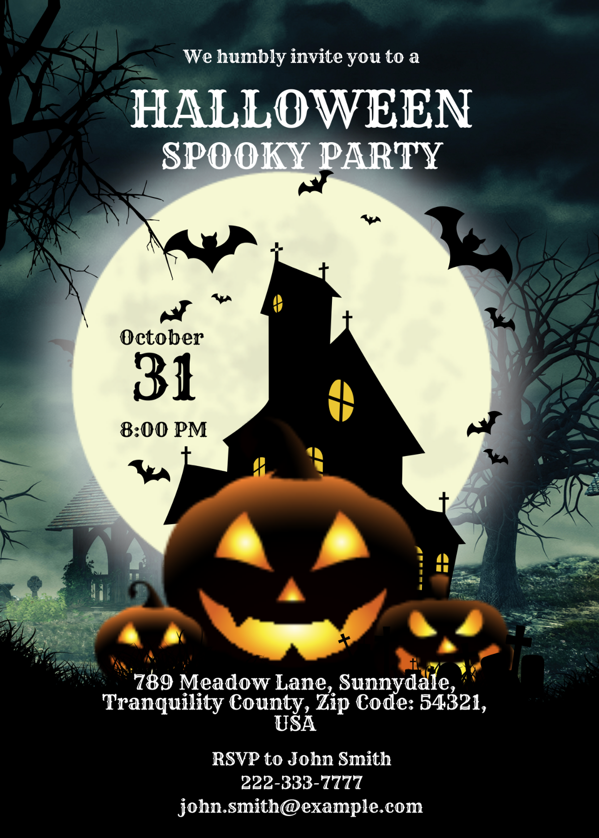 kids halloween party invitation kids halloween party invitation