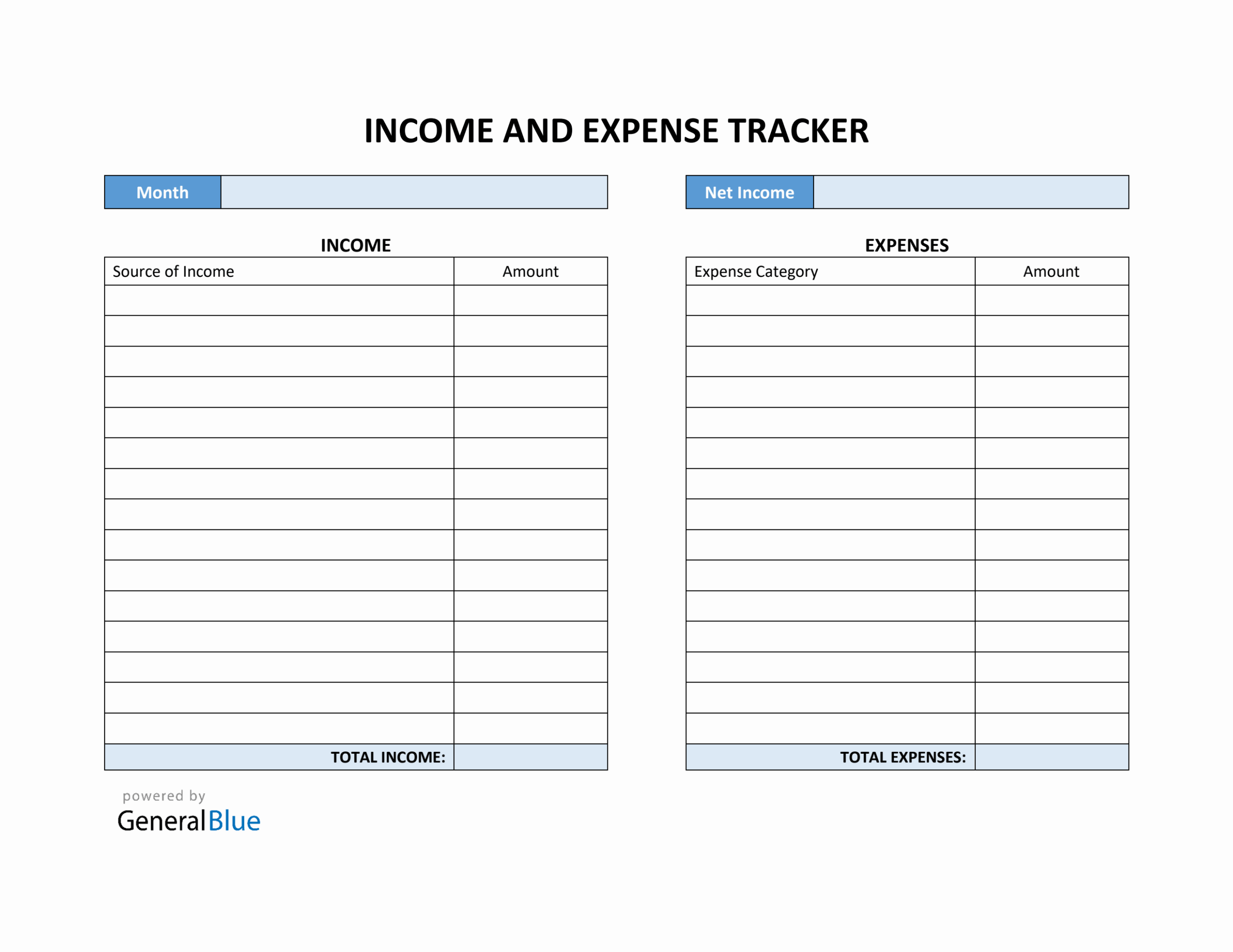 personal income and expense template personal income and expense template