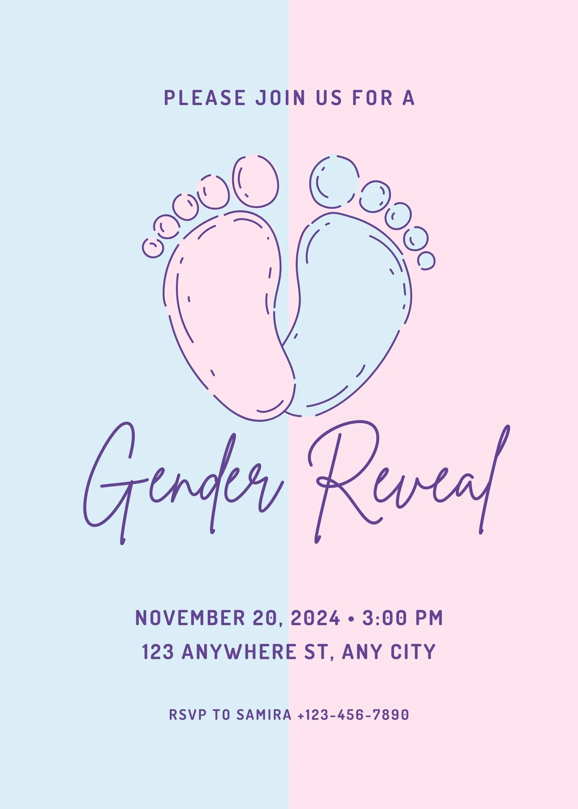 printable gender reveal invitations printable gender reveal invitations